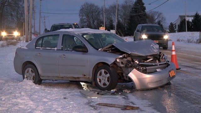 No Serious Injuries In Car Buggy Crash Ice And Wind Made For Tough Driving Conditions Wednesday In St Lawrence County Where A Car Rear Ended An Amish Buggy